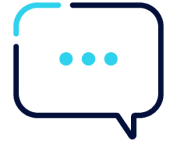 speech or live chat icon
